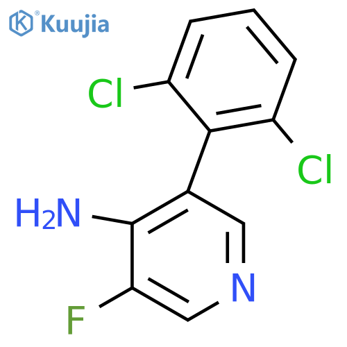 4-Amino-3-(2,6-dichlorophenyl)-5-fluoropyridine structure