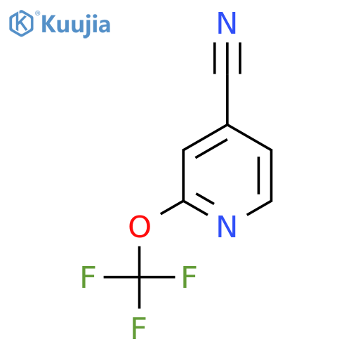 2-(trifluoromethoxy)pyridine-4-carbonitrile structure