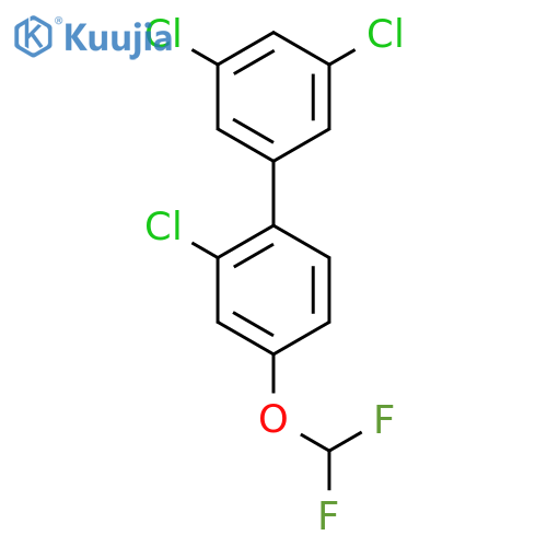 2'-Chloro-3,5-dichloro-4'-difluoromethoxy-biphenyl structure