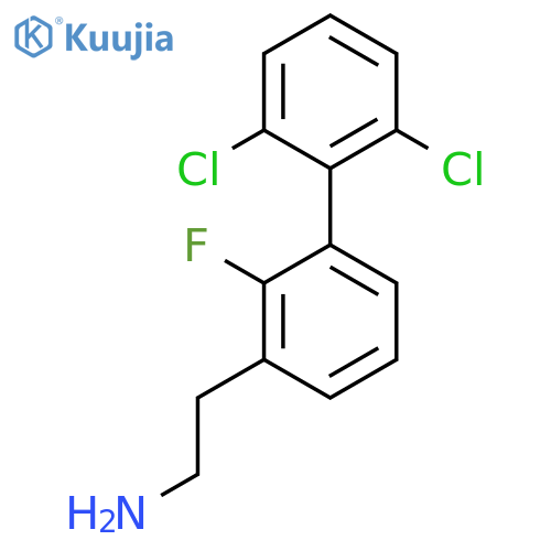 2-(2',6'-Dichloro-2-fluoro-biphenyl-3-yl)-ethylamine structure
