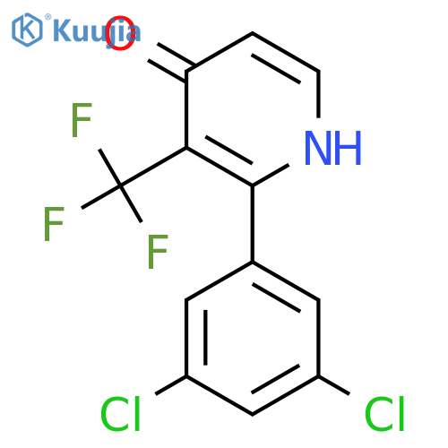 2-(3,5-Dichlorophenyl)-4-hydroxy-3-(trifluoromethyl)pyridine structure
