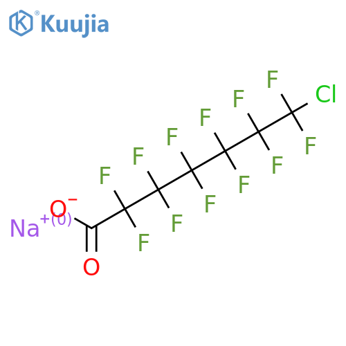 Sodium 7-chloroperfluoroheptanoate structure