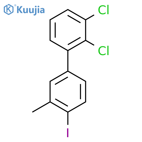2,3-Dichloro-4'-iodo-3'-methyl-biphenyl structure