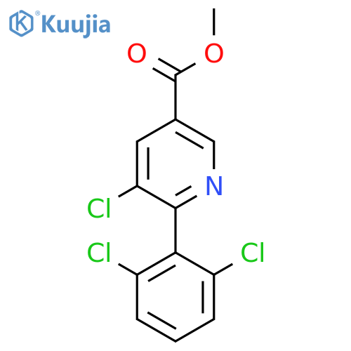 Methyl 5-chloro-6-(2,6-dichlorophenyl)nicotinate structure