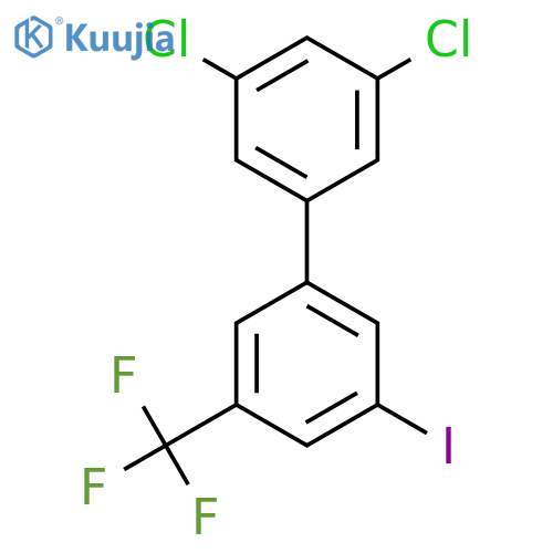 3,5-Dichloro-5'-iodo-3'-trifluoromethyl-biphenyl structure