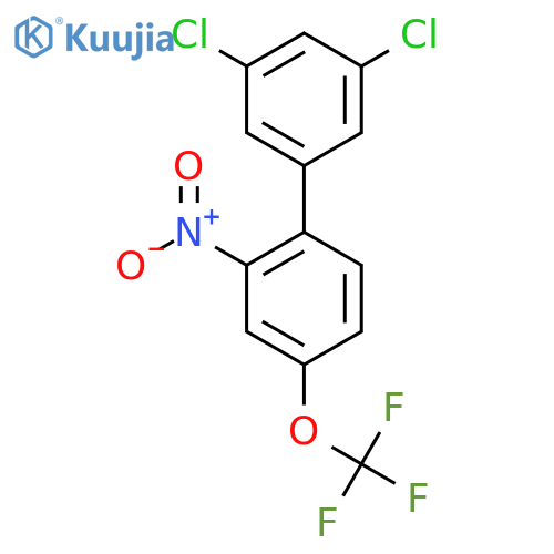 3,5-Dichloro-2'-nitro-4'-trifluoromethoxy-biphenyl structure