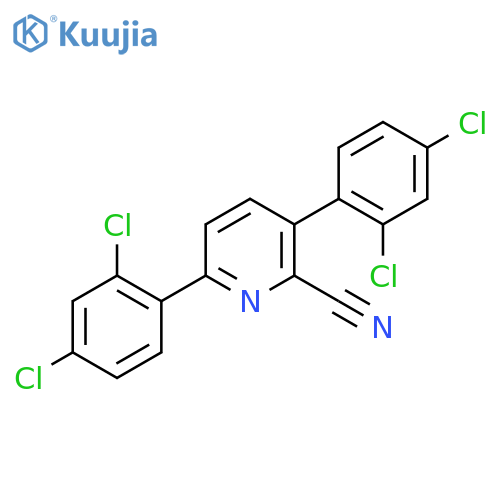 3,6-Bis(2,4-dichlorophenyl)picolinonitrile structure