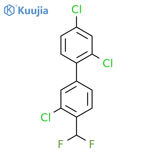 3'-Chloro-2,4-dichloro-4'-difluoromethyl-biphenyl structure