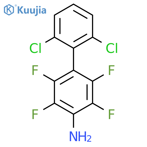 2',6'-Dichloro-2,3,5,6-tetrafluoro-biphenyl-4-ylamine structure