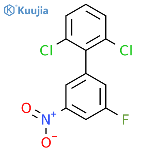 2,6-Dichloro-5'-fluoro-3'-nitro-biphenyl structure