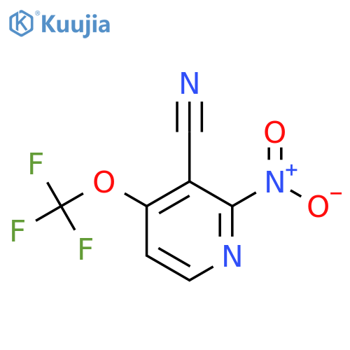 3-Cyano-2-nitro-4-(trifluoromethoxy)pyridine structure