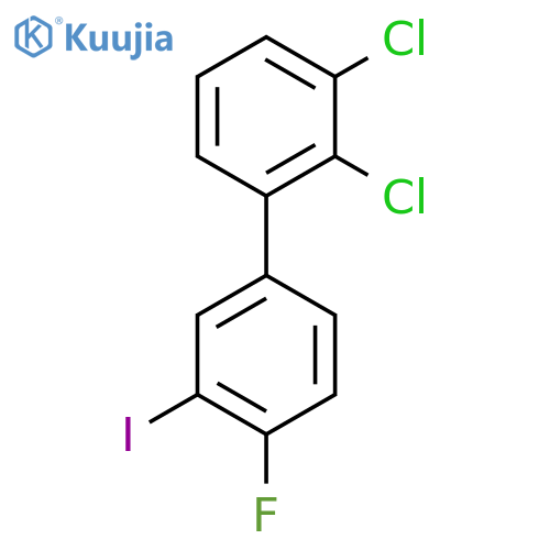2,3-Dichloro-4'-fluoro-3'-iodo-biphenyl structure