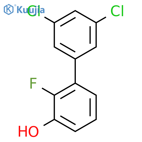 3',5'-Dichloro-2-fluoro-biphenyl-3-ol structure