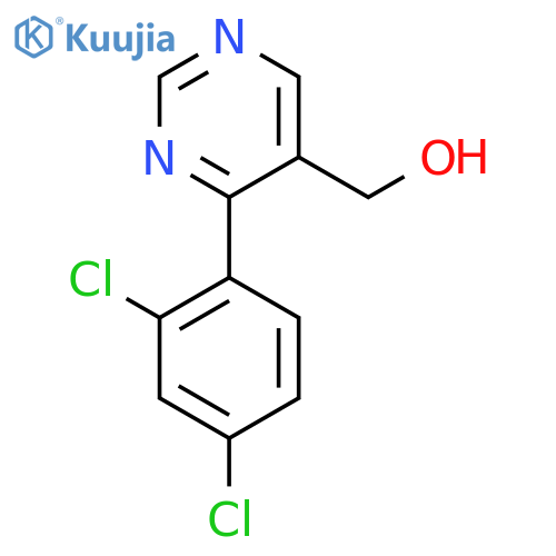 4-(2,4-Dichlorophenyl)pyrimidine-5-methanol structure