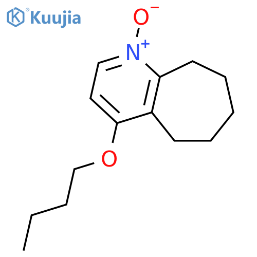5H-Cyclohepta[b]pyridine, 4-butoxy-6,7,8,9-tetrahydro-, 1-oxide structure