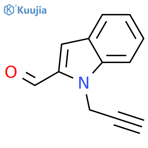 1-(Prop-2-yn-1-yl)-1H-indole-2-carbaldehyde structure