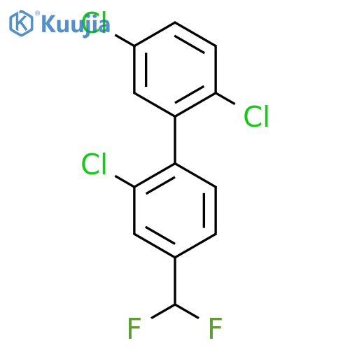 2'-Chloro-2,5-dichloro-4'-difluoromethyl-biphenyl structure