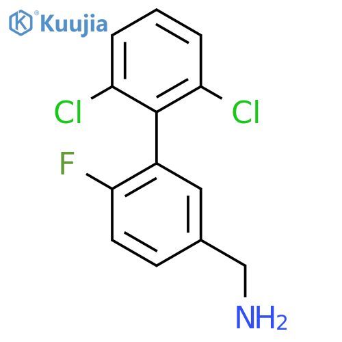 C-(2',6'-Dichloro-6-fluoro-biphenyl-3-yl)-methylamine structure