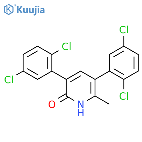 3,5-Bis(2,5-dichlorophenyl)-2-hydroxy-6-methylpyridine structure