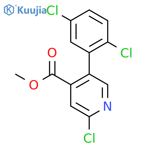 Methyl 2-chloro-5-(2,5-dichlorophenyl)isonicotinate structure