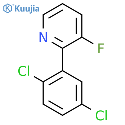 2-(2,5-Dichlorophenyl)-3-fluoropyridine structure