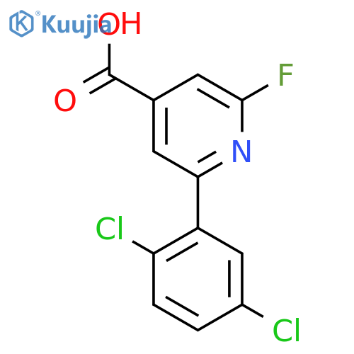 2-(2,5-Dichlorophenyl)-6-fluoroisonicotinic acid structure