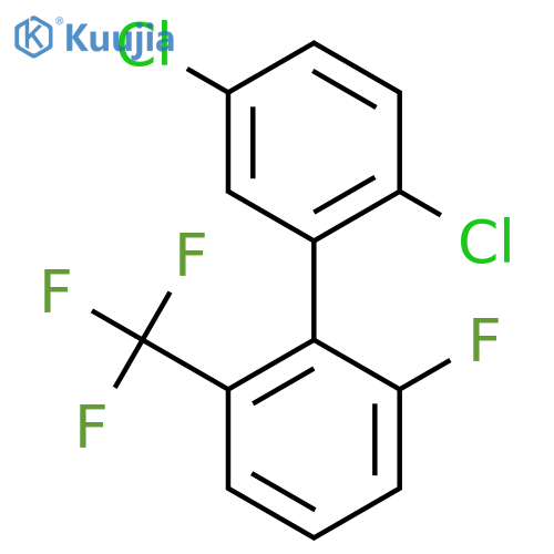 2,5-Dichloro-6'-fluoro-2'-trifluoromethyl-biphenyl structure
