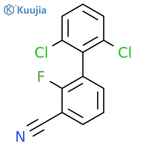 2',6'-Dichloro-2-fluoro-biphenyl-3-carbonitrile structure
