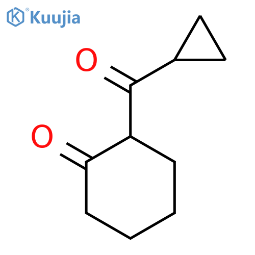 2-Cyclopropanecarbonylcyclohexan-1-one structure
