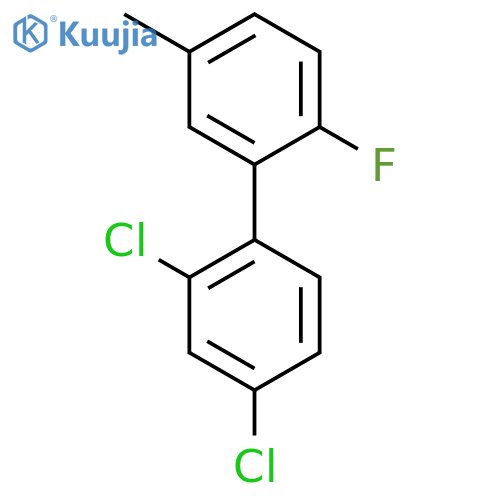 2,4-Dichloro-2'-fluoro-5'-methyl-biphenyl structure