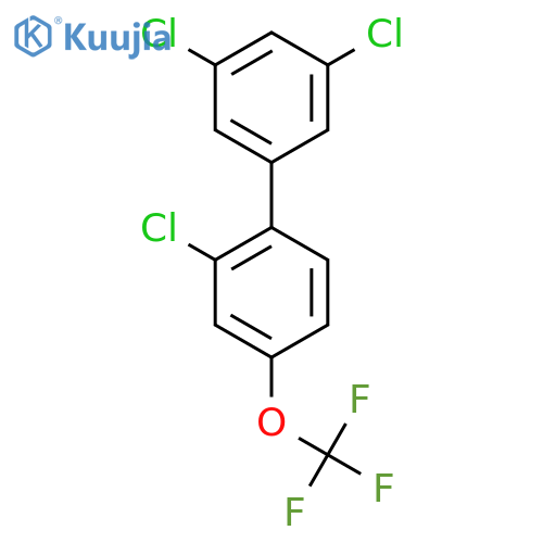 2'-Chloro-3,5-dichloro-4'-trifluoromethoxy-biphenyl structure