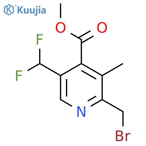 Methyl 2-(bromomethyl)-5-(difluoromethyl)-3-methylpyridine-4-carboxylate structure