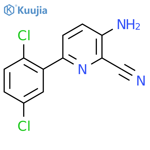 3-Amino-6-(2,5-dichlorophenyl)picolinonitrile structure