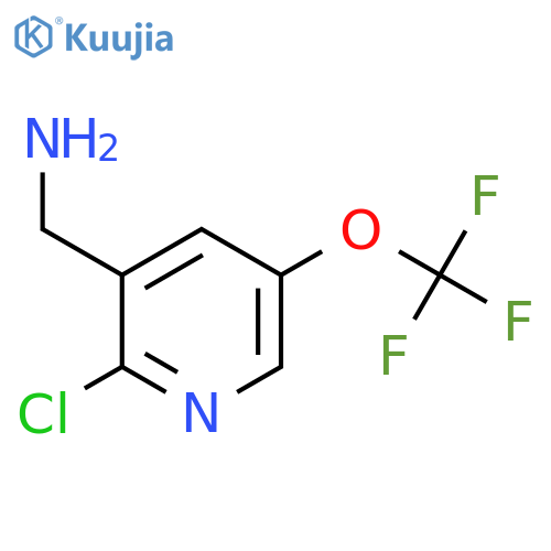 3-(Aminomethyl)-2-chloro-5-(trifluoromethoxy)pyridine structure
