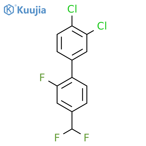 3,4-Dichloro-4'-difluoromethyl-2'-fluoro-biphenyl structure