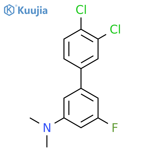 Dimethyl-(3',4'-dichloro-5-fluoro-biphenyl-3-yl)-amine structure