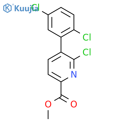 Methyl 6-chloro-5-(2,5-dichlorophenyl)picolinate structure