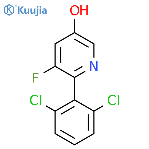 2-(2,6-Dichlorophenyl)-3-fluoro-5-hydroxypyridine structure