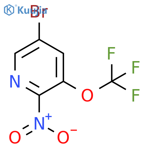 5-Bromo-2-nitro-3-trifluoromethoxy-pyridine structure