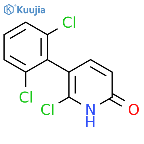 2-Chloro-3-(2,6-dichlorophenyl)-6-hydroxypyridine structure