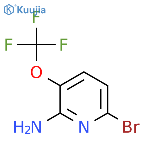 6-Bromo-3-(trifluoromethoxy)pyridin-2-amine structure