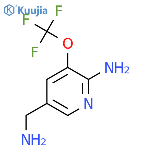 2-Amino-5-(aminomethyl)-3-(trifluoromethoxy)pyridine structure