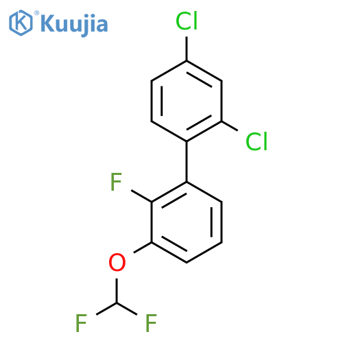 2,4-Dichloro-3'-difluoromethoxy-2'-fluoro-biphenyl structure