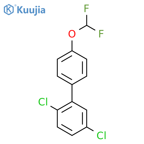 2,5-Dichloro-4'-difluoromethoxy-biphenyl structure