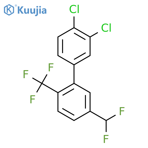 3,4-Dichloro-5'-difluoromethyl-2'-trifluoromethyl-biphenyl structure