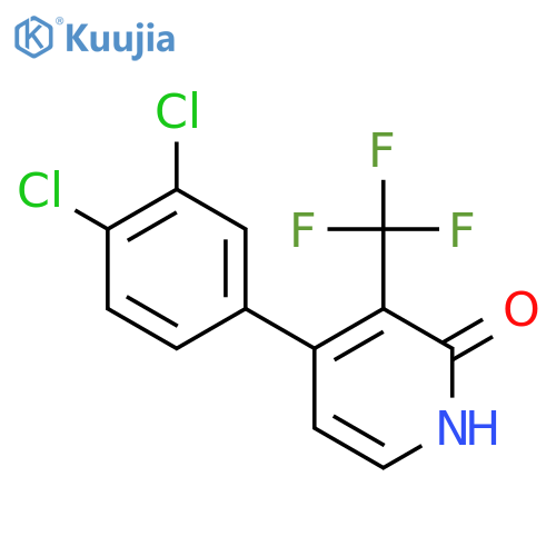 4-(3,4-Dichlorophenyl)-2-hydroxy-3-(trifluoromethyl)pyridine structure