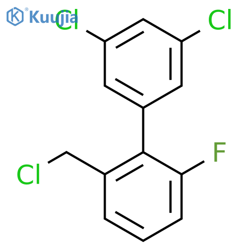 2'-Chloromethyl-3,5-dichloro-6'-fluoro-biphenyl structure