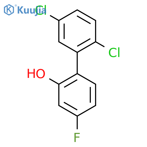 2',5'-Dichloro-4-fluoro-biphenyl-2-ol structure