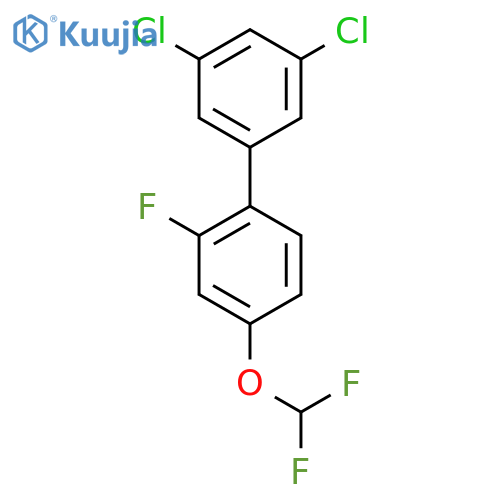 3,5-Dichloro-4'-difluoromethoxy-2'-fluoro-biphenyl structure