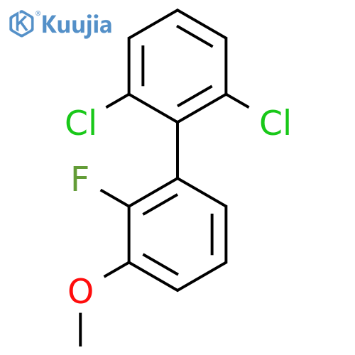 2,6-Dichloro-2'-fluoro-3'-methoxy-biphenyl structure